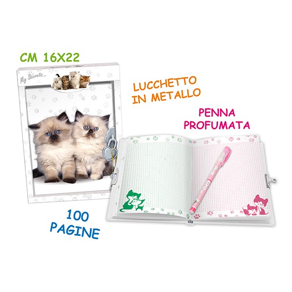 MISS SIGNORINA - DIARIO SEGRETO CANE E GATTO 2 MDL – SHOPPING WORLD