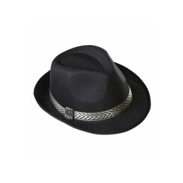 CAPPELLO NERO CON FASCIA 