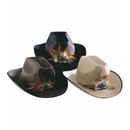 CAPPELLO COW BOY CON PIUMA