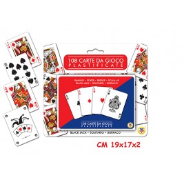 CARTE DA GIOCO POKER 54 PZ 