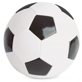 PALLONE CUOIO BIANCO NERO