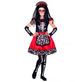 COSTUME MUJER DIA DE LOS MUERTOS