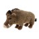 CINGHIALE PELUCHE GRIGIO MARRONE CM 21