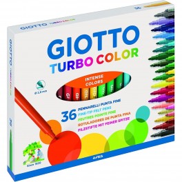 ASTUCCIO 36 GIOTTO TURBO COLOR 