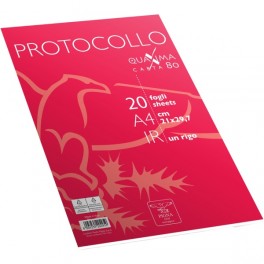 CONF 200 FOGLI PROTOCOLLO 80 GR  1 R